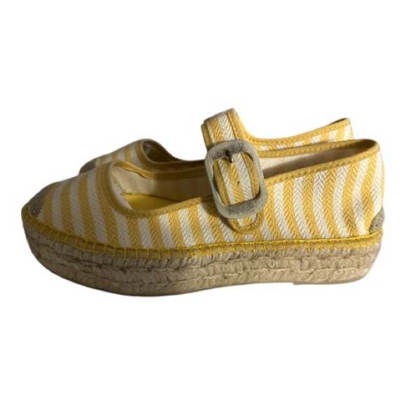 FREE PEOPLE Surfside Platform Espadrille in Lemon Zest NEW Size 39 - Picture 2 of 5